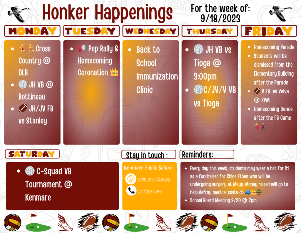 Honker Happenings